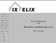 Tablet Screenshot of fixfelix-online.de